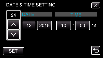 C5B CLOCK SETTING EU